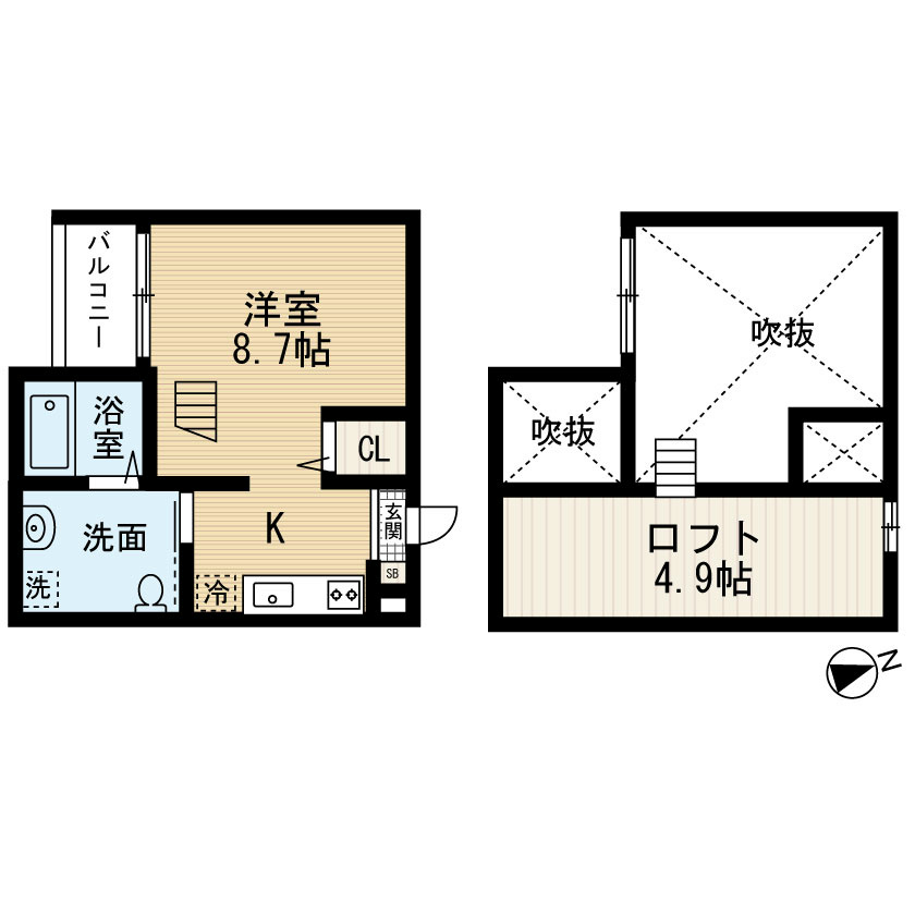 Ａｒｉａ（アリア） 間取り