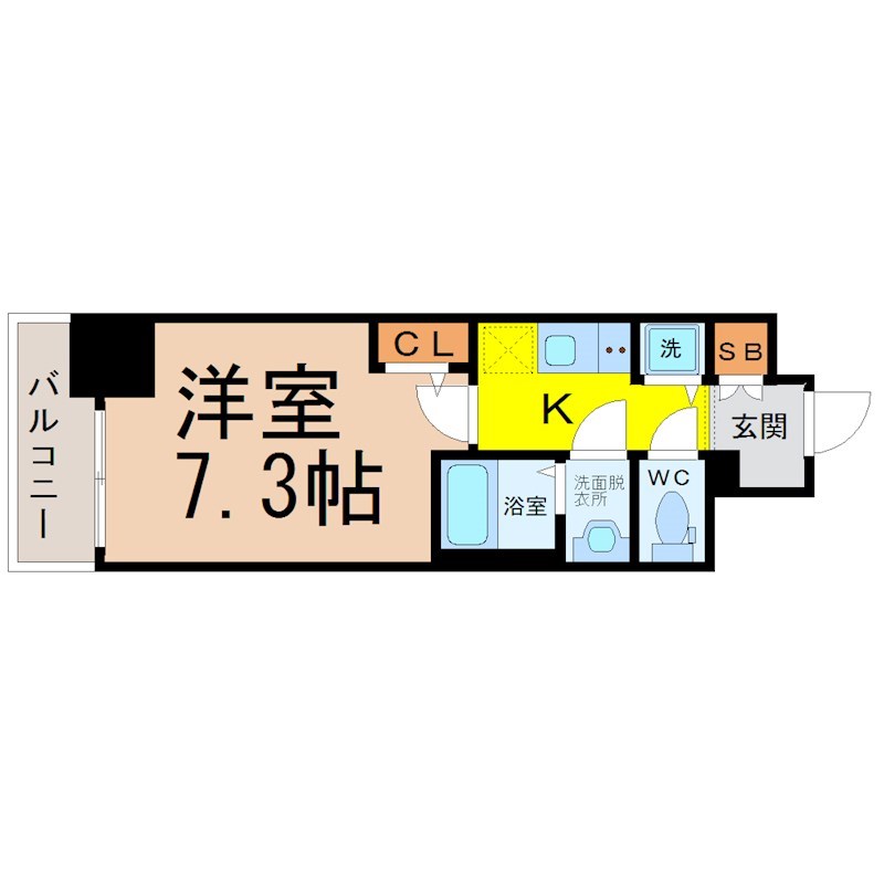 エスリード上前津テルツェ 間取り