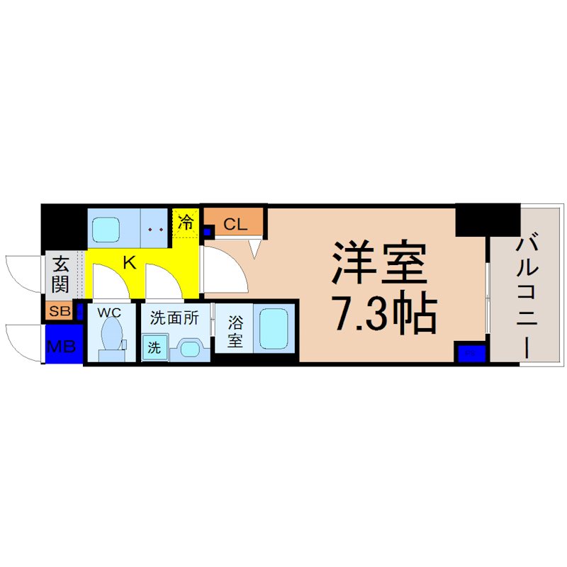 Ｓ－ＲＥＳＩＤＥＮＣＥ東海通 間取り