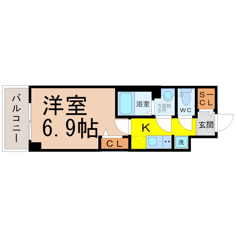 プレサンス東別院駅前II 間取り