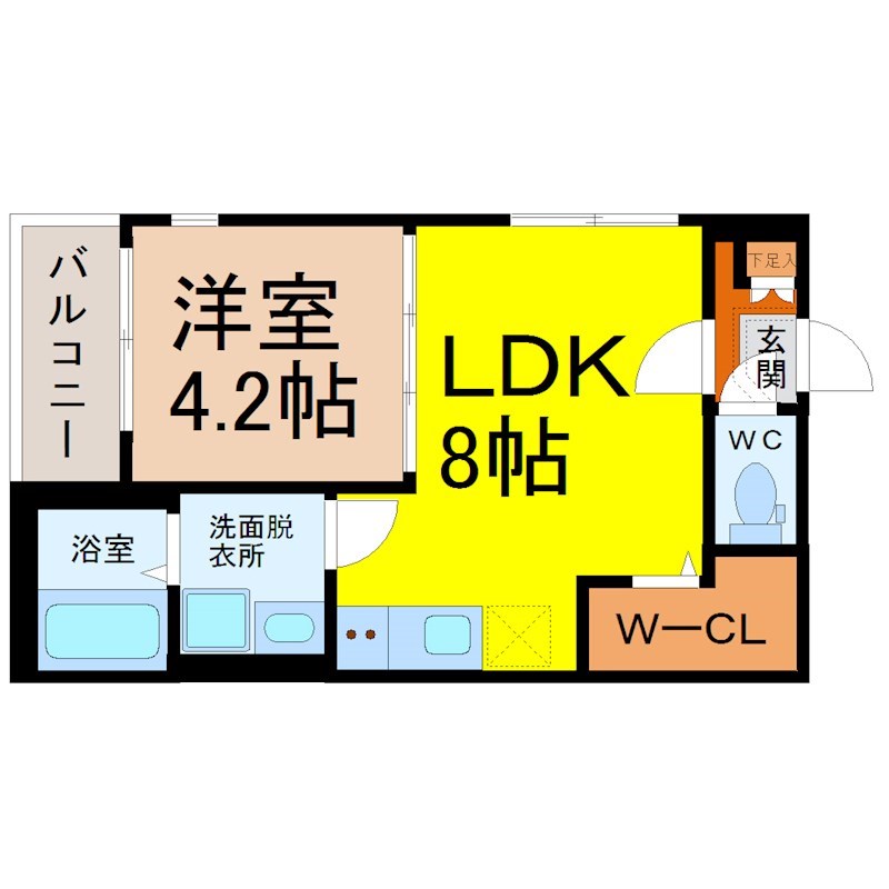 ハーモニーテラス尾頭橋III 間取り