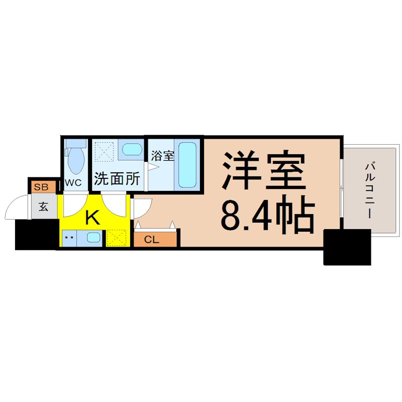 S-RESIDENCE山王 間取り