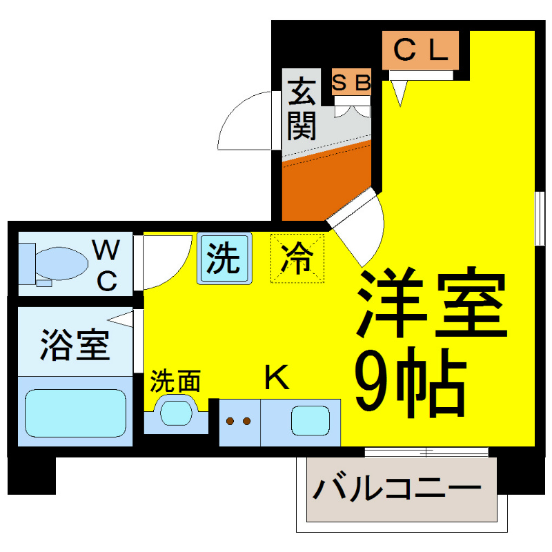 ウィングコート徳川 間取り