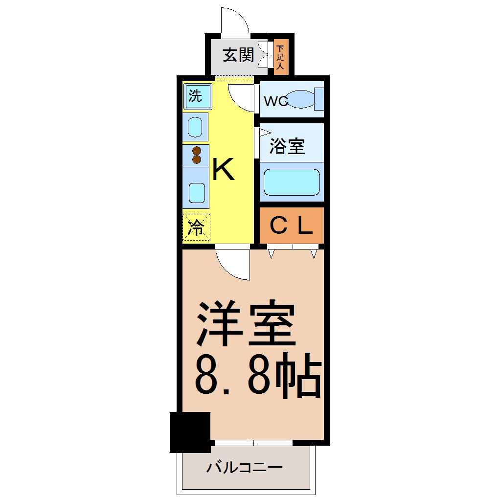 パルティール覚王山 間取り