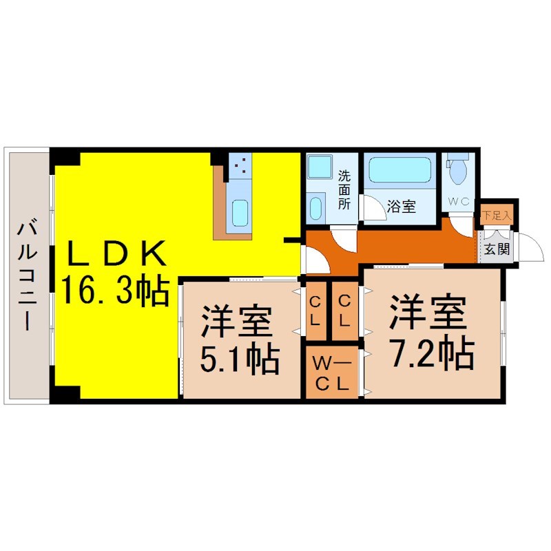 インペリアル南大高 間取り
