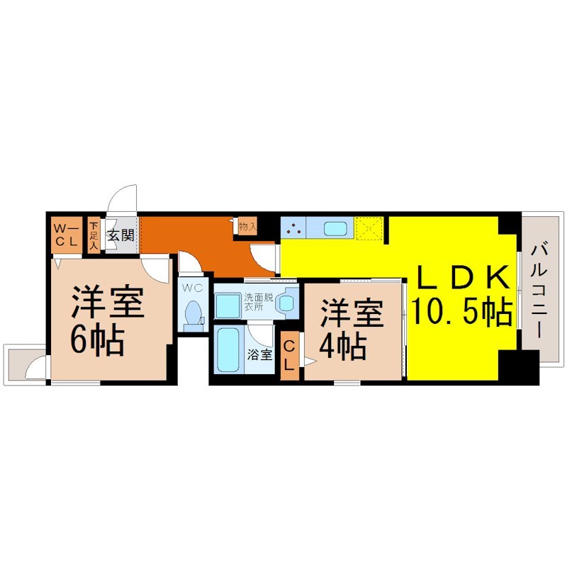 プレサンスＴＨＥ久屋大通レジェンド 間取り