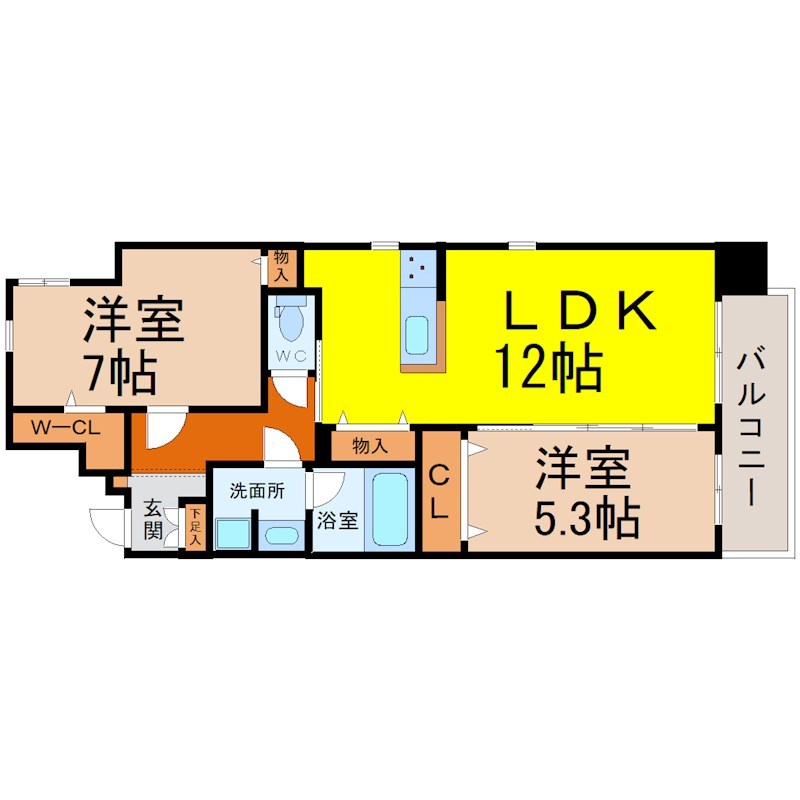 フォレストスクエア六番 間取り