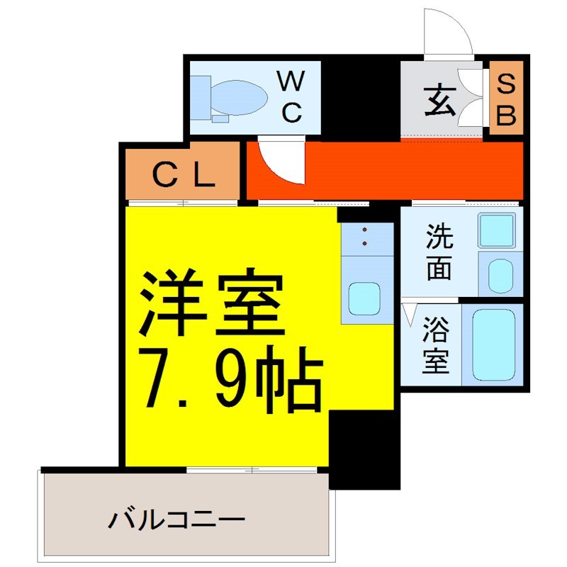 ＰＬＡＴＺ　ＴＡＣＨＩＢＡＮＡ（プラッツタチバナ） 間取り