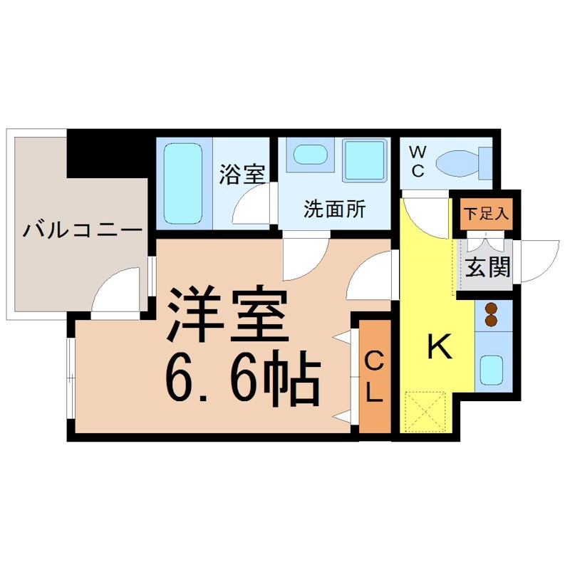 LaSante東別院 間取り