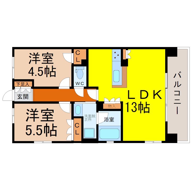 Ａｌｉｖｉｓ金山Ｅａｓｔ 間取り