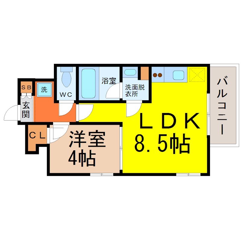 LaSante東別院 間取り