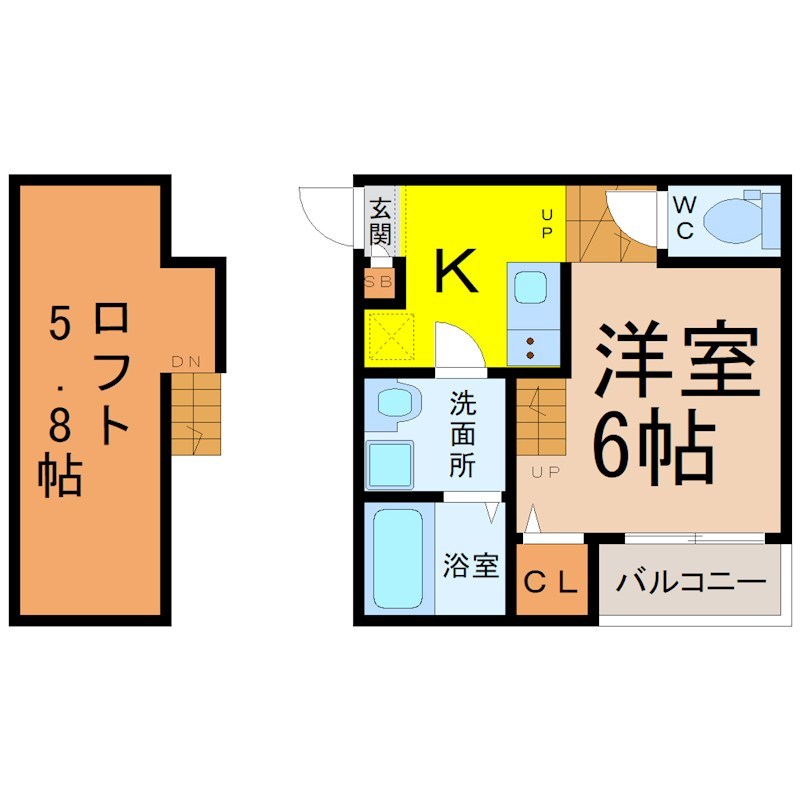 ハーモニーテラス松園 間取り