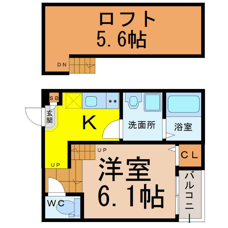 ＶＩＬＬＥＴＴＡＳＡＳＡＳＨＩＭＡ（ヴィレッタササシマ） 間取り