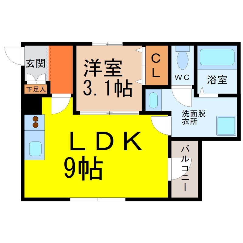 ＭＩＡＣＡＳＡ大須（ミアカーサ大須） 間取り