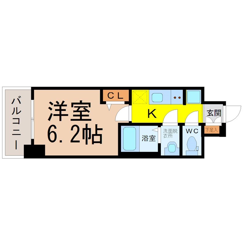 プレサンス太閤通ファシール 間取り