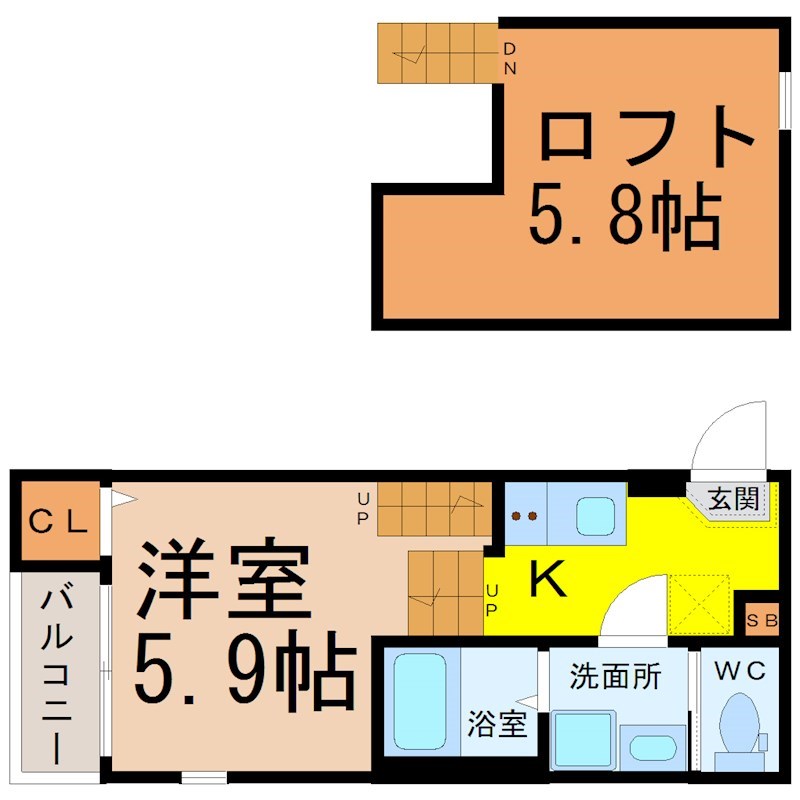 ハーモニーテラス平安III 間取り