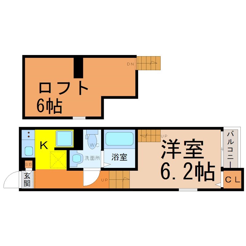 ＣｉｅｌｏＡｚｕｌＹＡＤＡ（シエロアスール矢田） 間取り