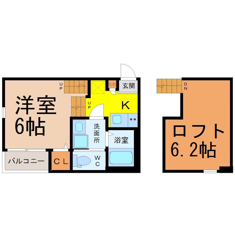 ハーモニーテラス平出町II 間取り
