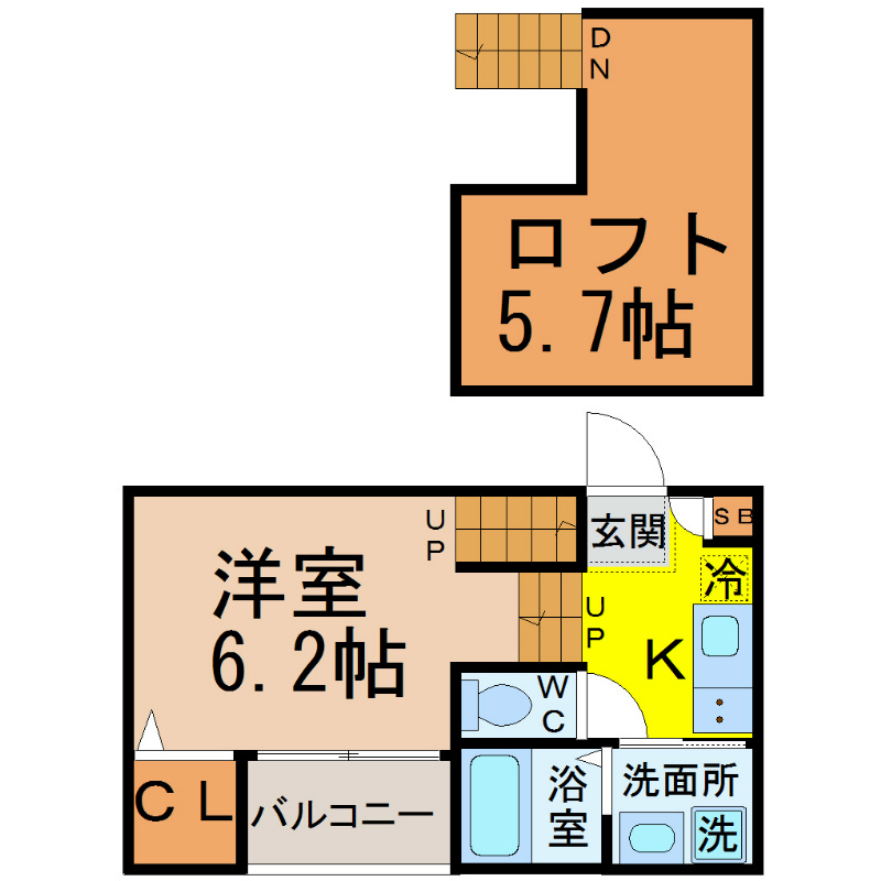 コスタブラン川名 間取り