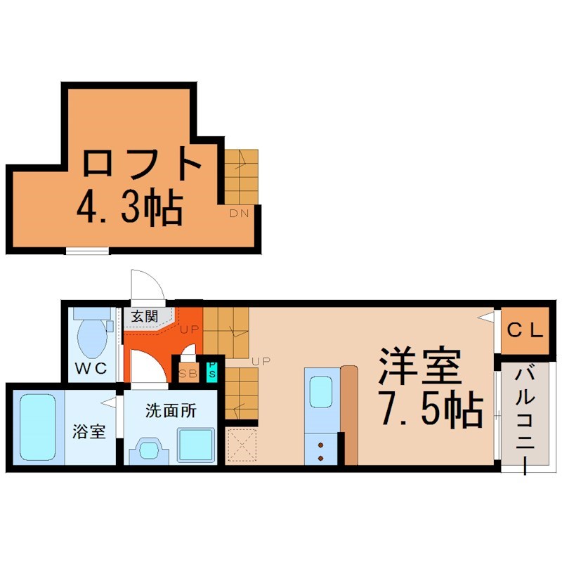 ＭｉＣａｓａ志賀本通 間取り