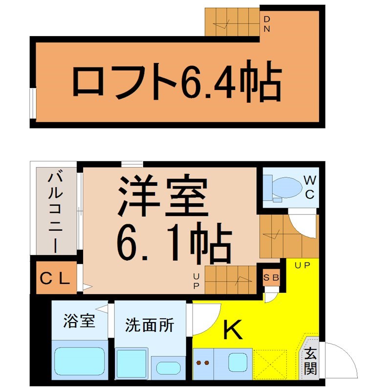 アンジュ　ド　ボヌール 間取り