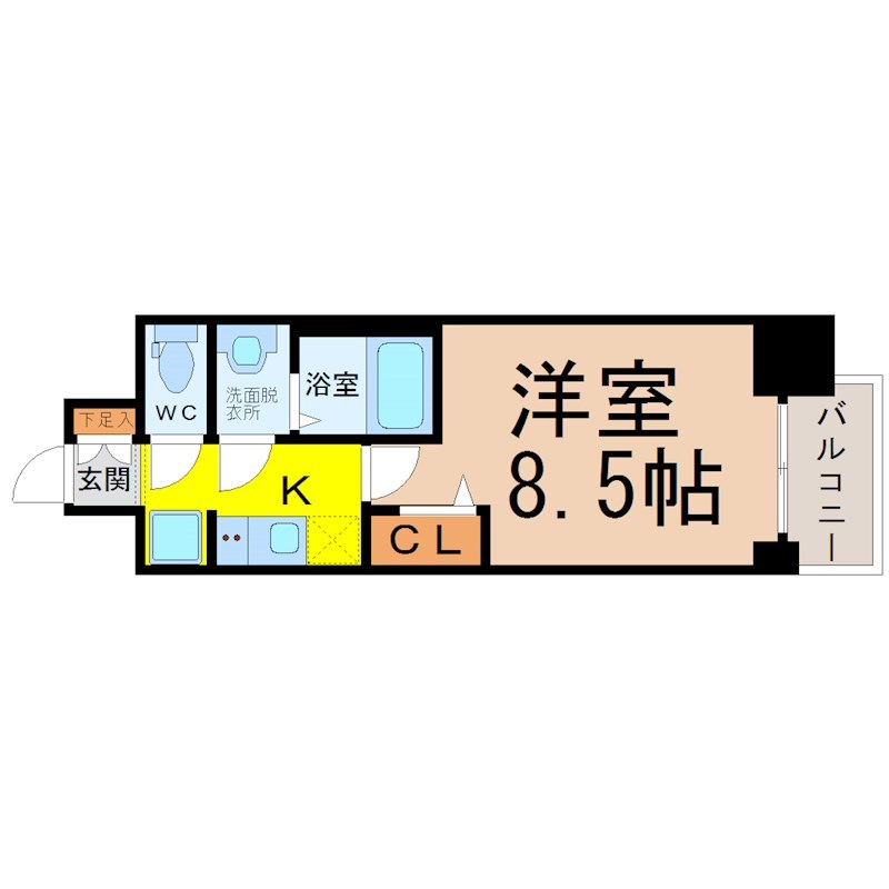 プレサンス大曽根駅前ファースト 間取り