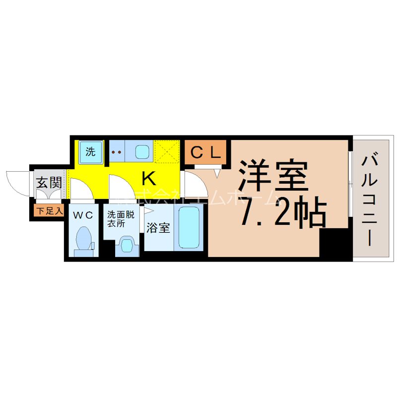 プレサンス久屋大通公園セラフィ 間取り