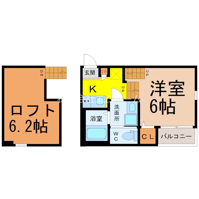 ハーモニーテラス平出町II 間取り