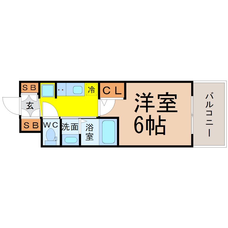 エステムコート名古屋金山ミッドクロス 間取り