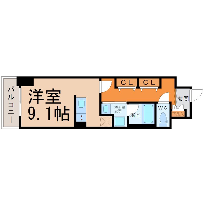 ディアレイシャス鶴舞公園 間取り