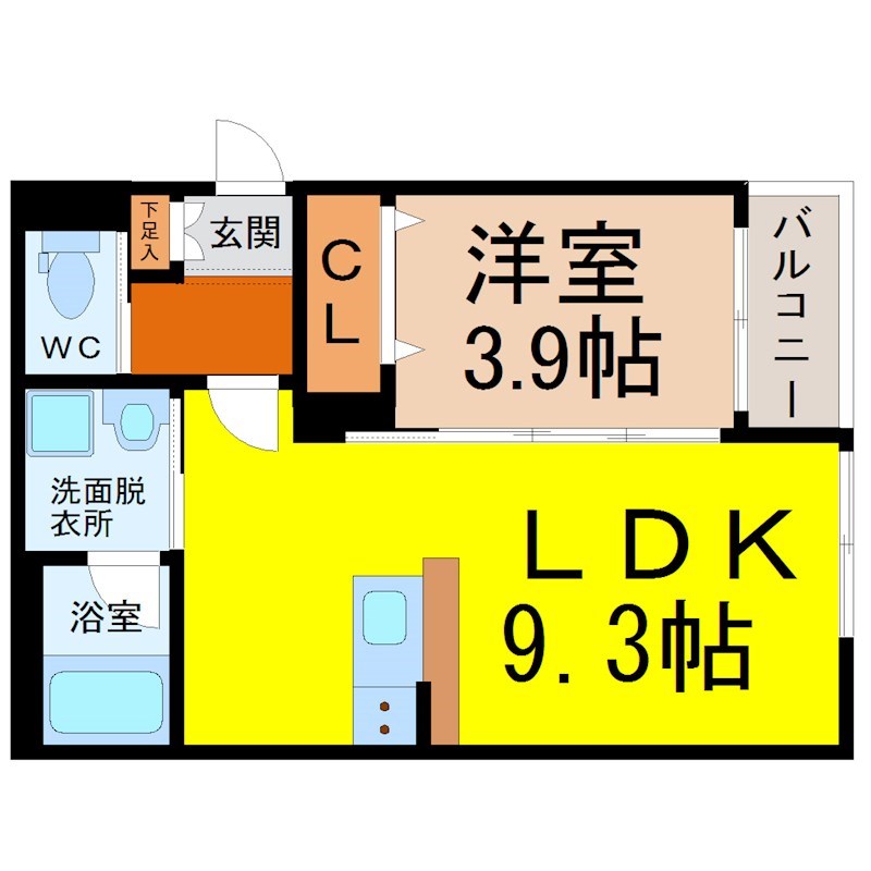 ジュネス日比野 間取り