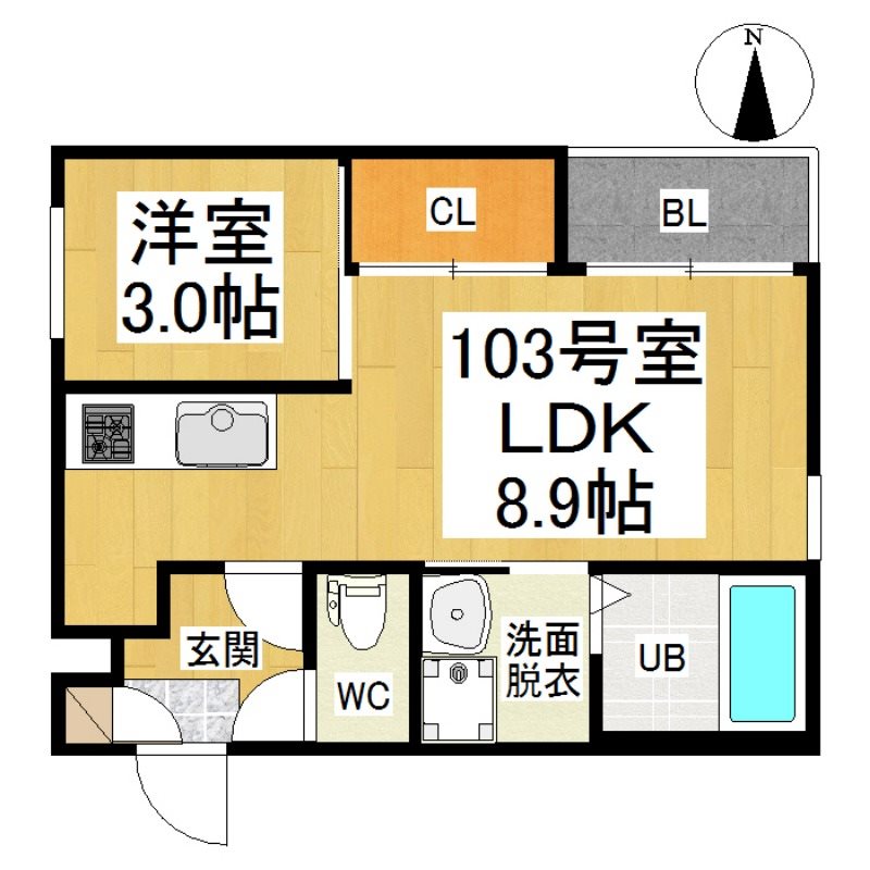 REGALEST中村公園西 間取り