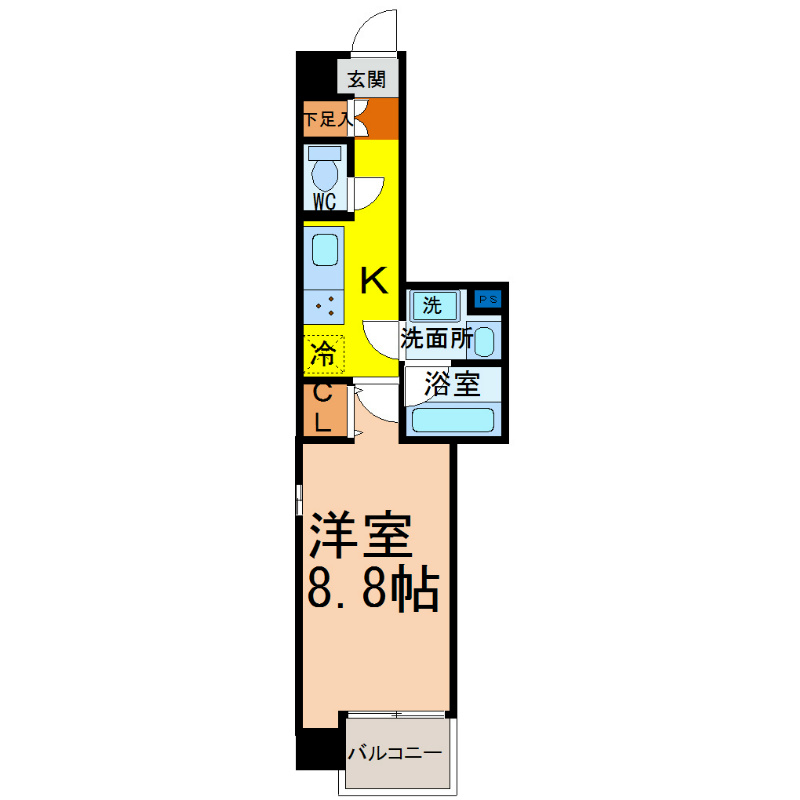 Ｆｕｃｈｓｉａ（フクシア） 間取り