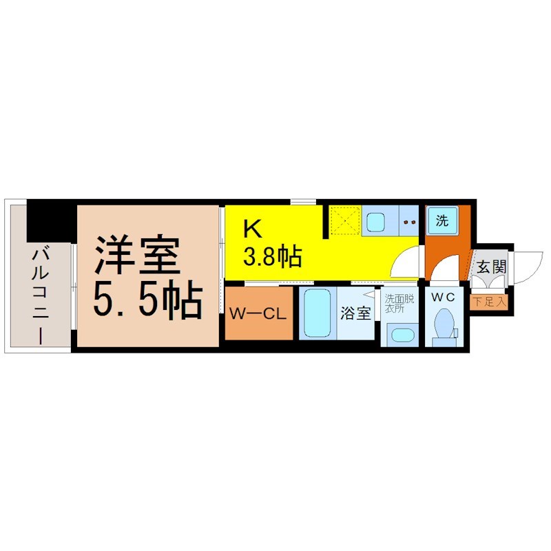 エステムコート名古屋鶴舞シエル 間取り