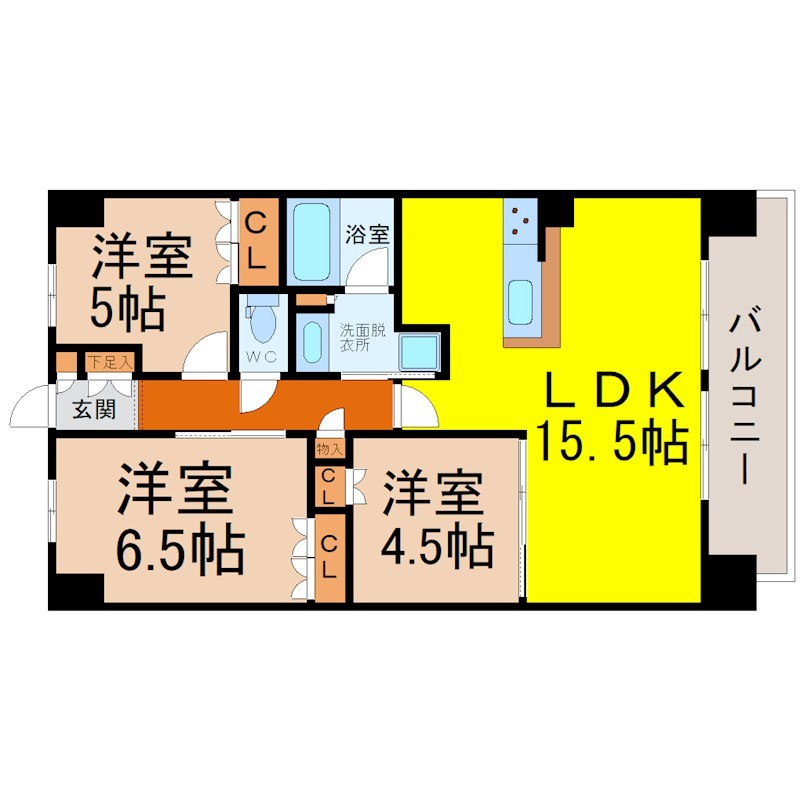 ラフィシア上前津 間取り