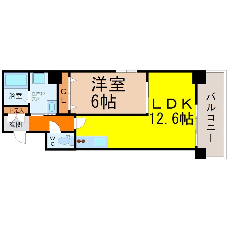 タカマツレジデンス鶴舞公園 間取り