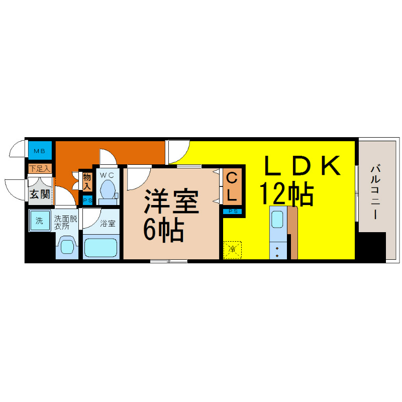 プレサンス丸の内雅風 間取り