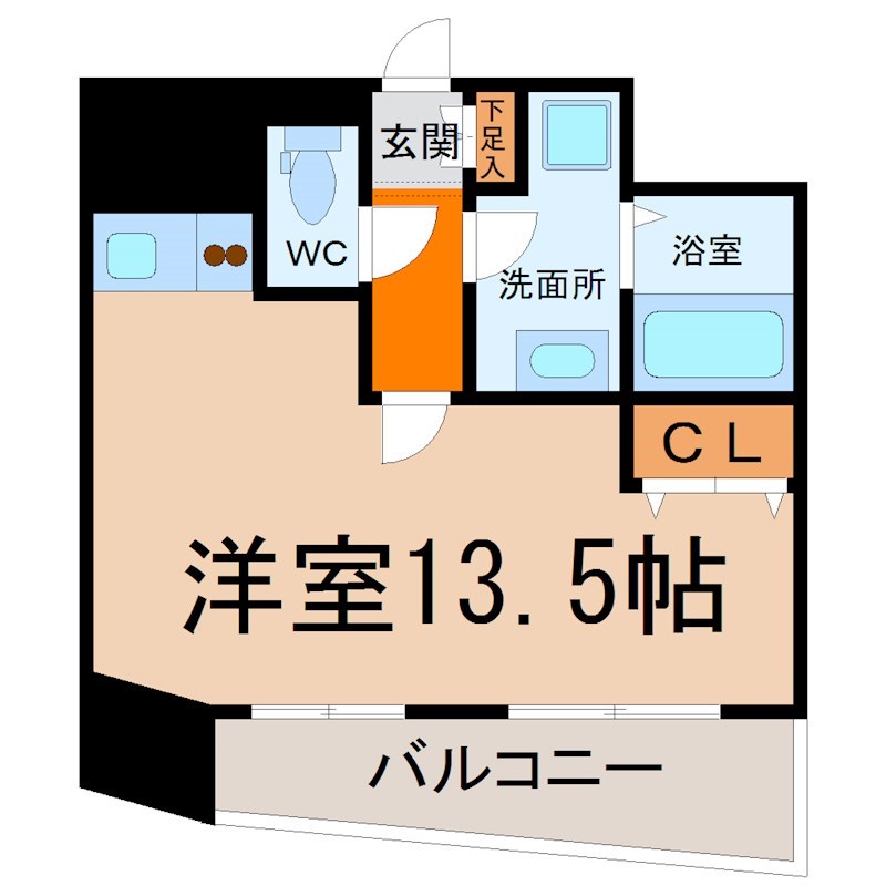 プラウランド名駅 間取り