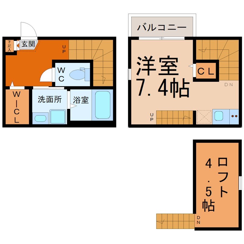 ＳＥＲＥＮＵＳ塩釜口（セレヌス塩釜口） 間取り