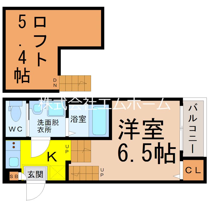 ハーモニーテラス靖国町III 間取り