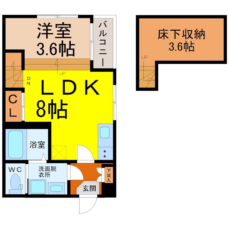 エスパシオ烏森 間取り