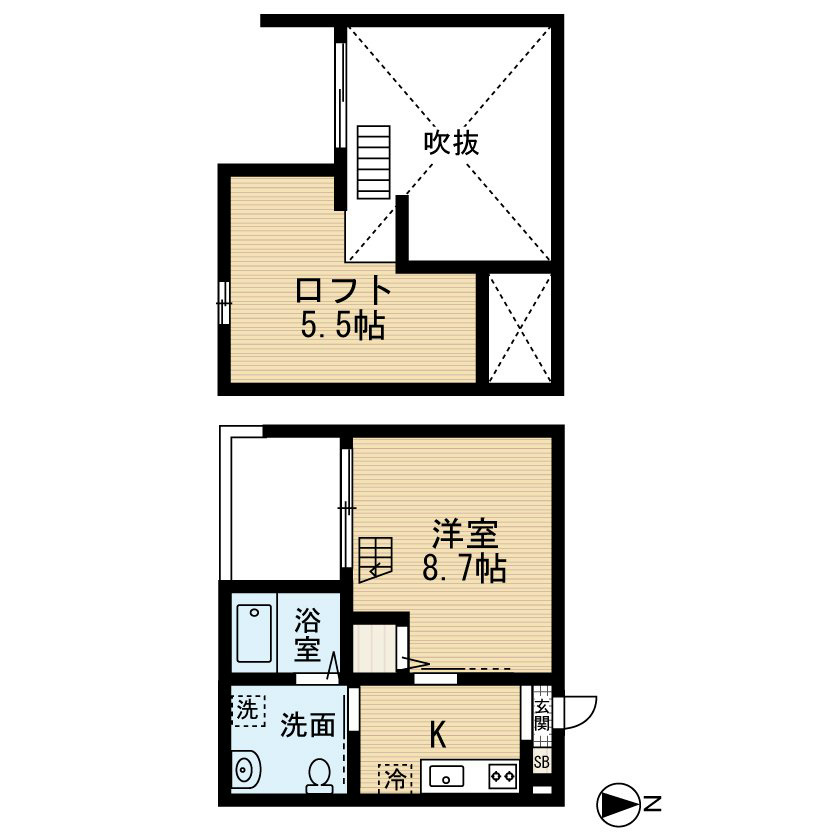 Ｂｏｎｎｅｆｒａｉｓｅ（ボンヌフレイズ） 間取り