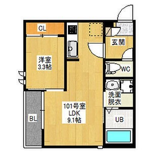 GRANDTIC新瑞橋駅前 間取り