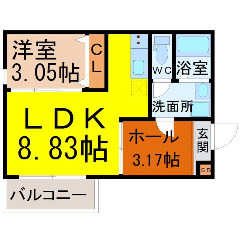 Gallery庄内通（ギャラリー庄内通） 間取り