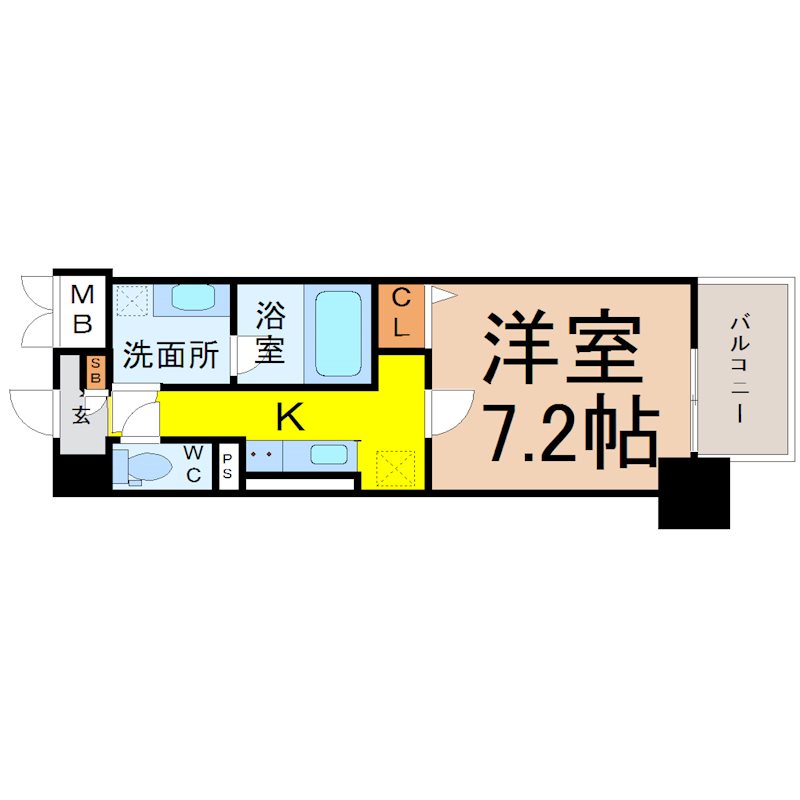 メイプル岩塚本通 間取り