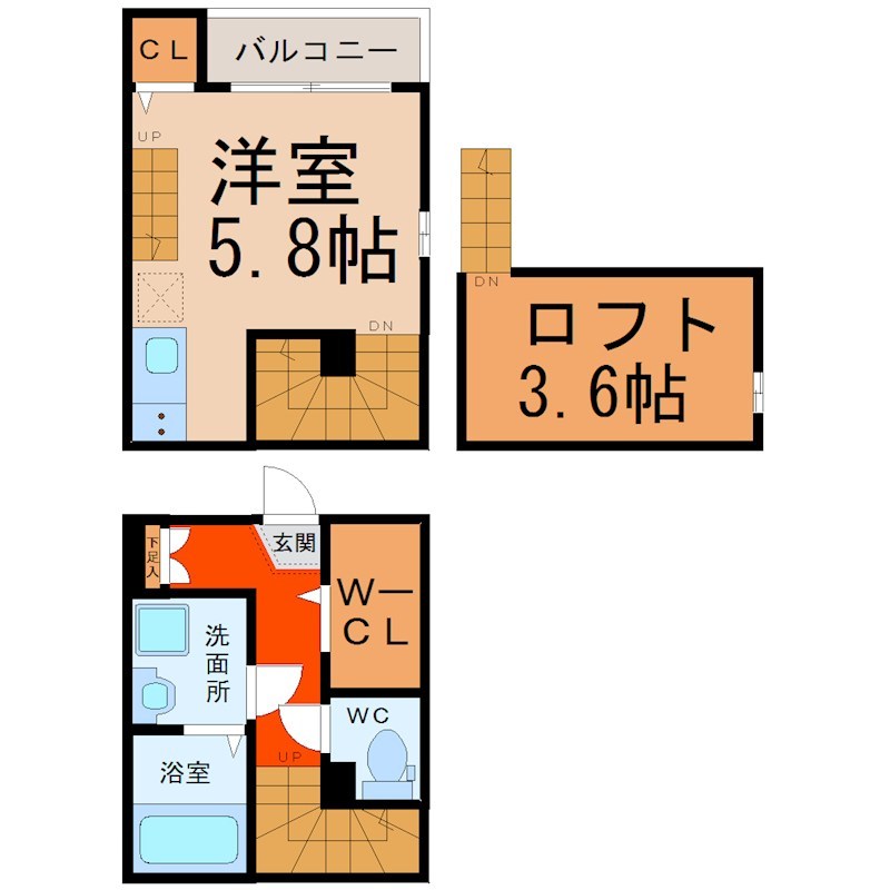 アールグレイス中島町 間取り