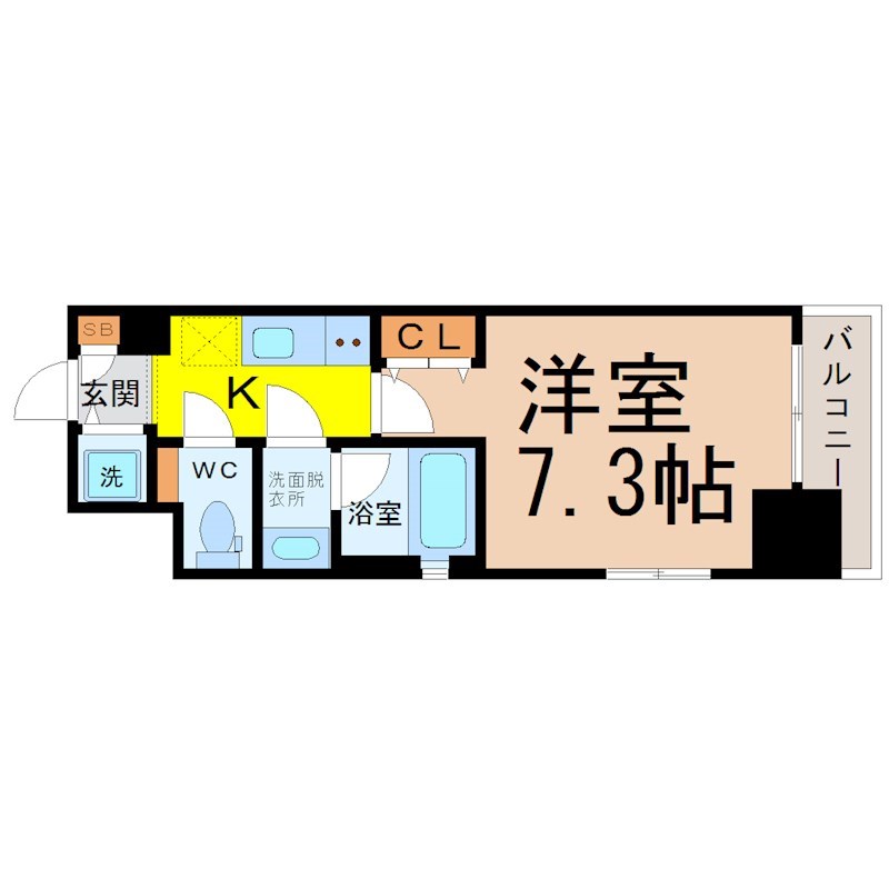 ブランシエスタ東別院 間取り