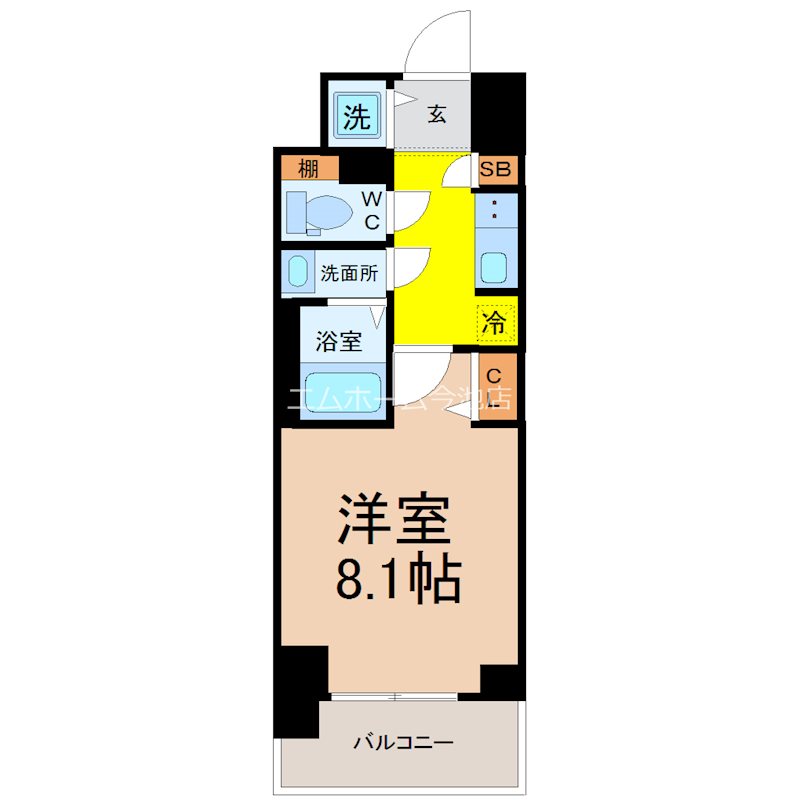 CREST TAPP新栄 間取り