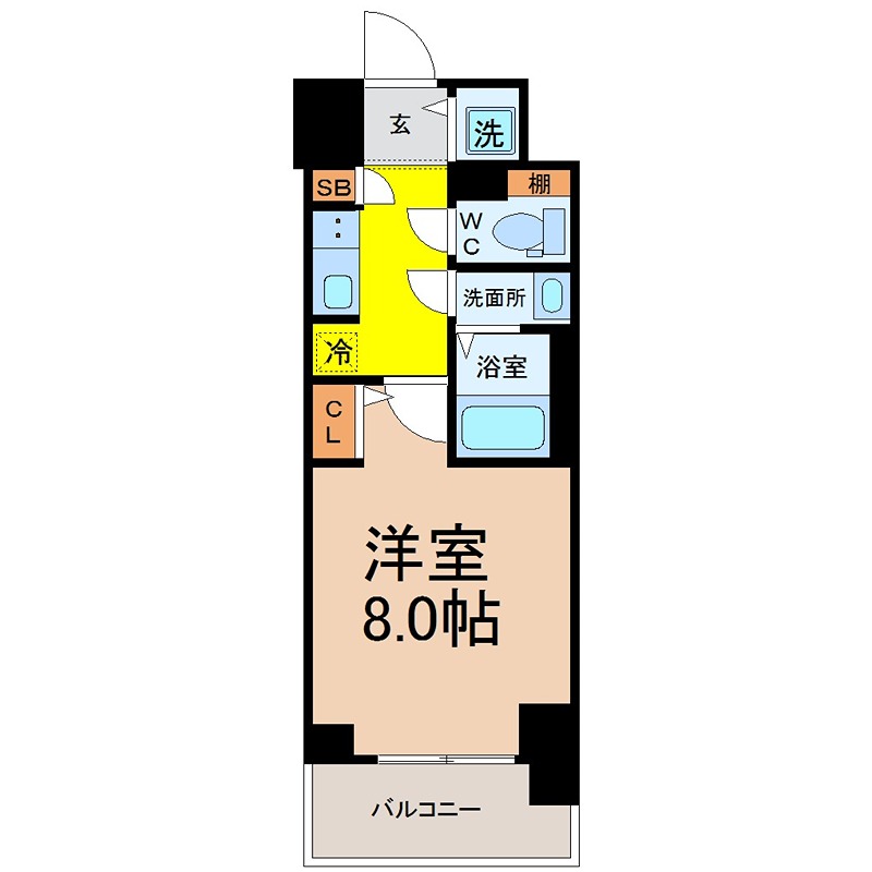 CREST TAPP新栄 間取り