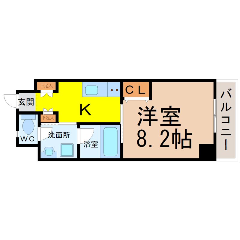 ＧｒａｎｄＳｔａｇｅ今池（グランドステージ今池） 間取り